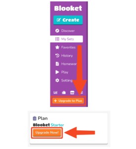 Switch from Plus Flex to Plus (Annual) in Blooket 