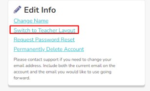 Switching Your Blooket Account from Student to Teacher